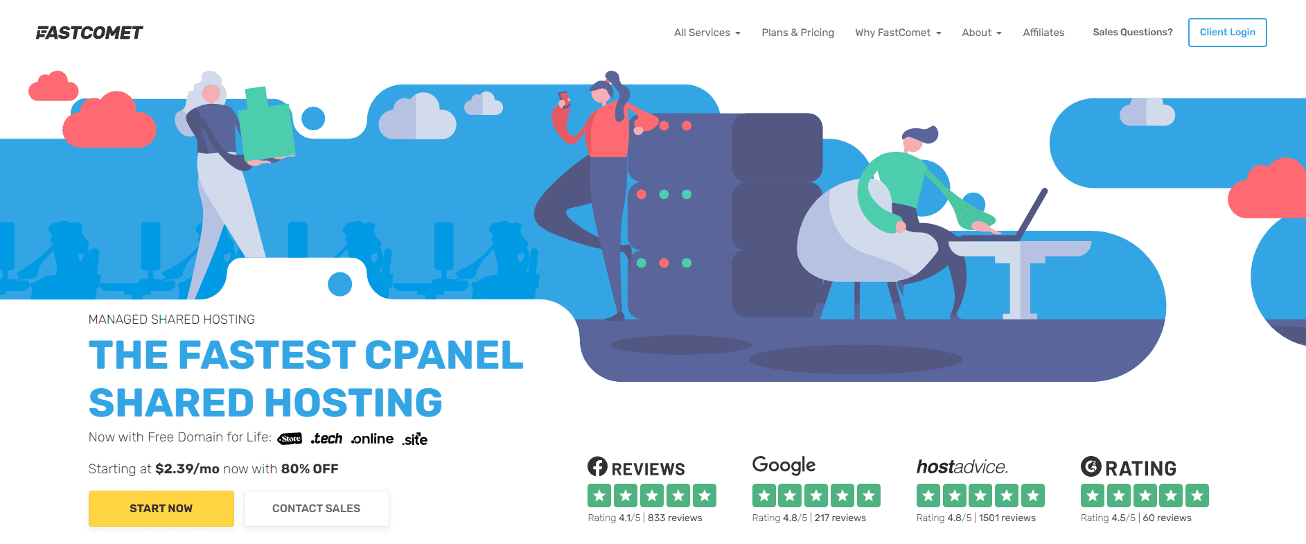 Fast Comet Review | web hosting services